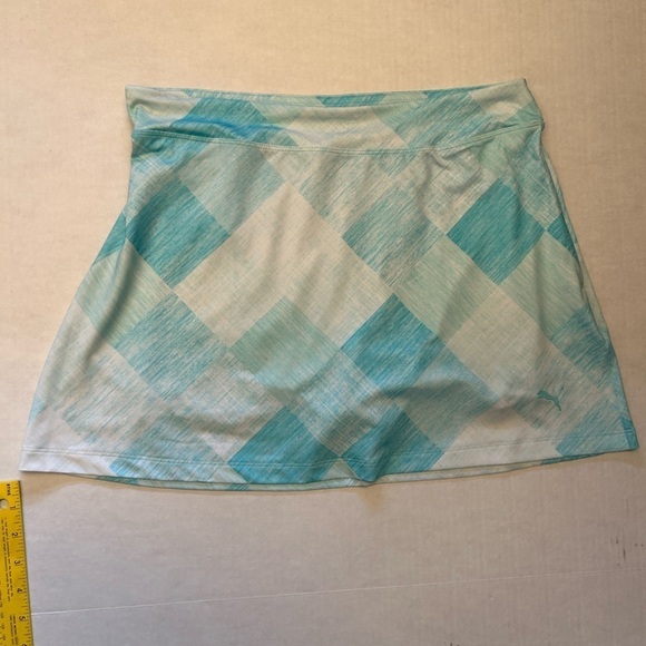 Puma Golf women’s crosshatch knit skirt/skort crisscross diamond pattern Sz-M C5 - Picture 8 of 13